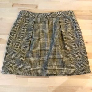 J. Crew tweed high waisted skirt. Size 8